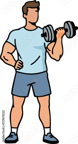 body builder. sporty men. men on sport. gym. fitnes. diet. strong men with burble. on fire men. healthy activity. flat illustration
