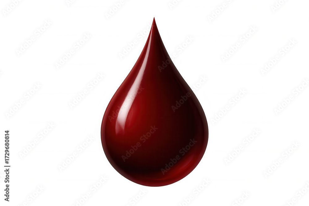 Obraz premium Blood drop vector illustration representing donation, health, medicine, and life, on a transparent background