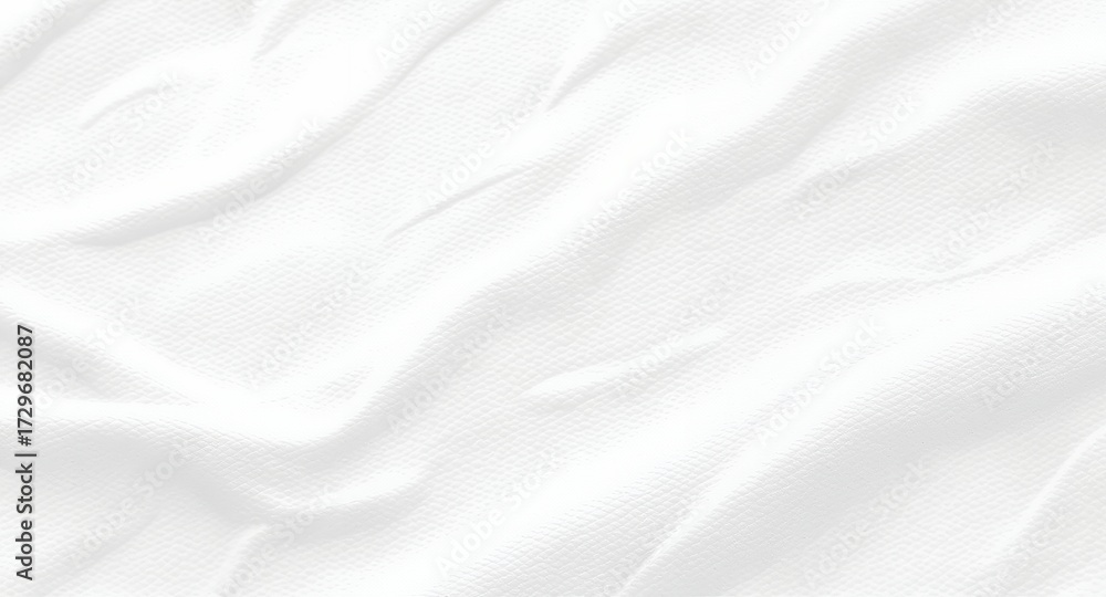 Obraz premium White Fabric Texture Background for Design and Presentation