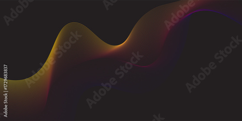 Abstract dynamic translucent soft gradient stream motion design.