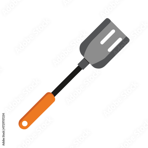 isolated spatula on white background