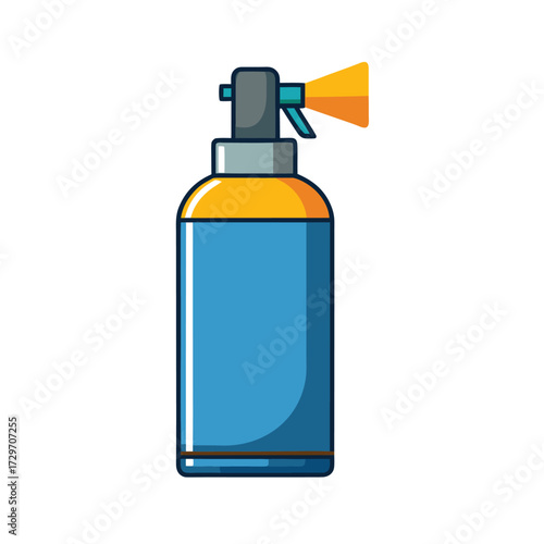 isolated spray bottle on white background