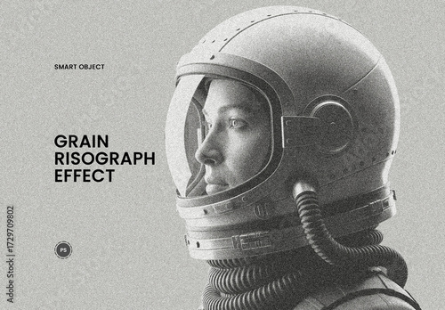 Grain Risograph Photo Effect