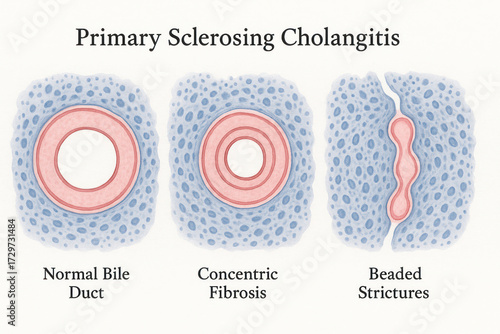 Illustration of Bile Duct Conditions