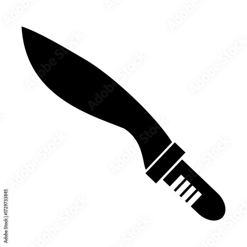 Sword vector silhouette , clip art, and symbol. Shilhouette of sword concept and simple design.