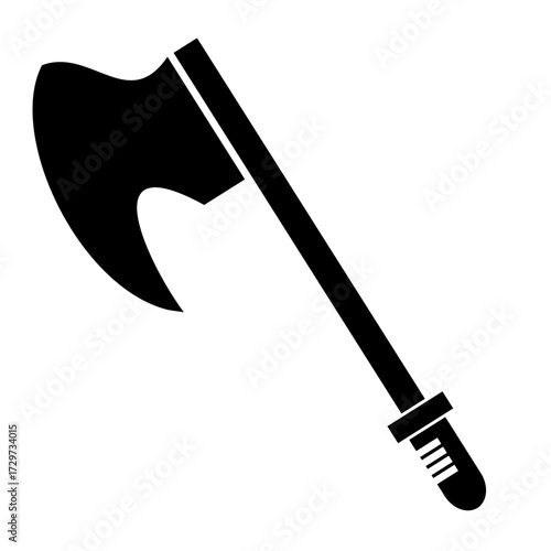 Sword vector silhouette , clip art, and symbol. Shilhouette of sword concept and simple design.