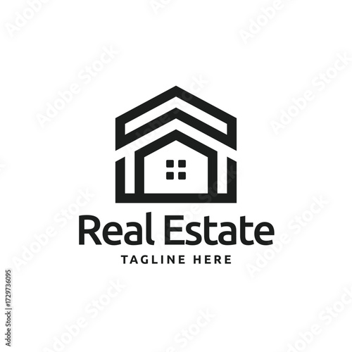 Real estate logo symbol brand identity