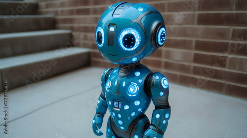 Cute robotic figure
