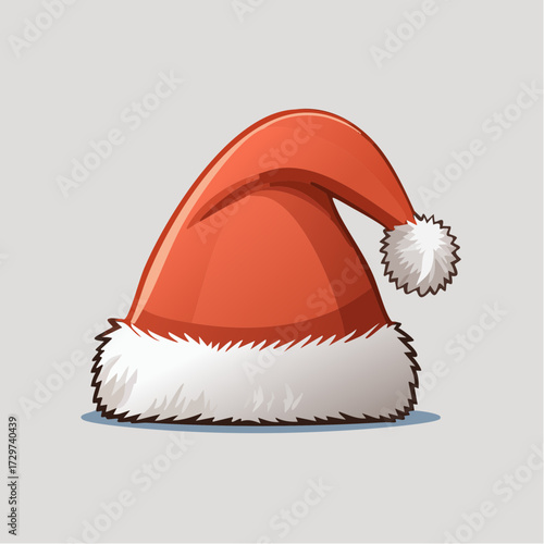 Festive red hat illustration spreading Christmas cheer instantly