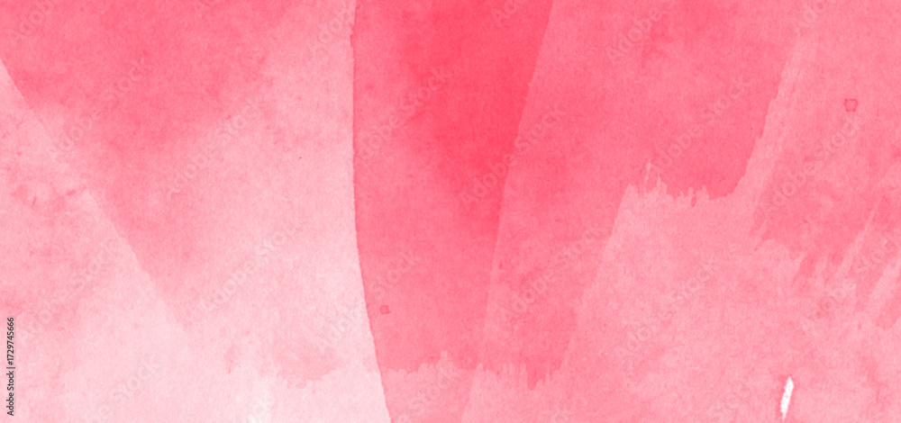Fototapeta premium Smooth Fantasy Background Light Pink Watercolor Splash on Textured Paper