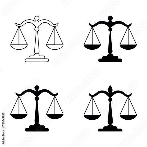 Justice scales law legal balance court symbol equality libra icon judgment justice system symbol 100 char