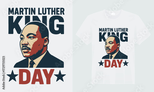 “Inspirational Martin Luther King Jr. Day t-shirt featuring powerful quotes, peace symbols, and unity graphics, honoring equality, justice, and the dream of freedom for all.”