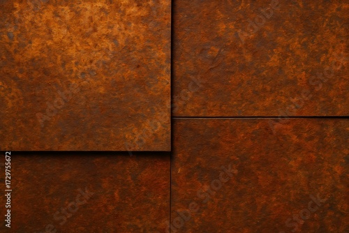 Rusty Metal Plates – High Resolution Macro Photography (Horizontal)