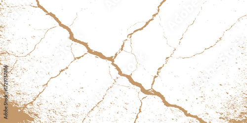 The abstract texture of an old, cracked and dirty stone wall shows a broken, grunge pattern on its rough concrete surface