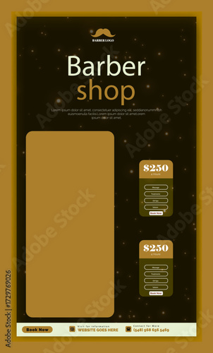 Beauty salon and haircut Instagram story design. Skin care social media graphic elements. Vector beauty spa centre social media post template