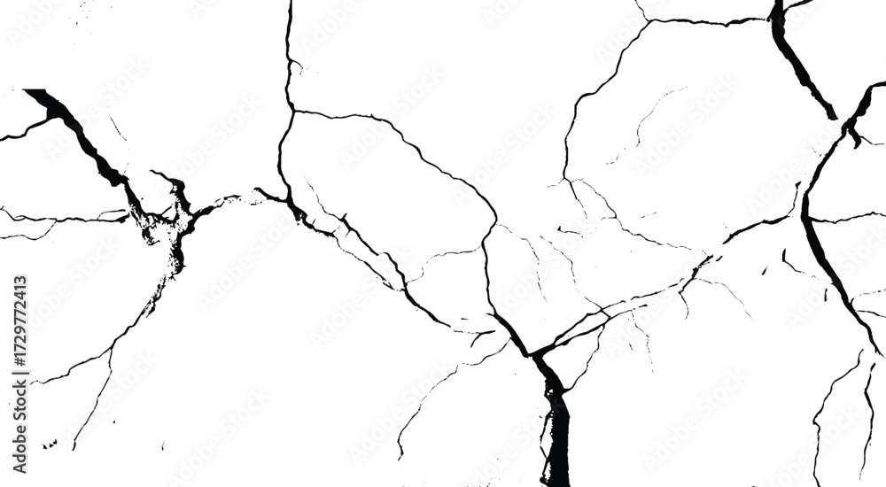 Fototapeta premium Grunge black and white seamless pattern. Rough, scratch, splatter grunge pattern design brush strokes. Overlay texture. Faded black-white dyed paper texture. 