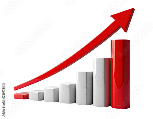 Red upward trend graph Free Download Red upward trend graph - GFXLoad