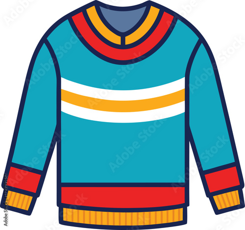 vector illustration of a sweater