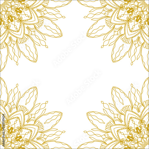 Floral Geometric Mandala Vector Pattern for Yoga, Meditation, and Decoration