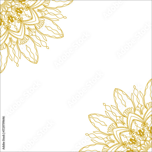 Floral Geometric Mandala Vector Pattern for Yoga, Meditation, and Decoration