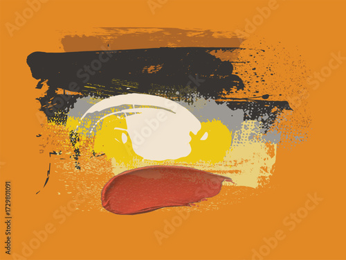 Oil Painting Abstraction, Abstract vectorial composition, vector oil painting art background, beautiful abstract , hand drawn pattern street Urban, street art, Abstract art graffiti t shirt graphics