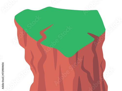 Steep Cliff Clip Art
