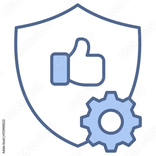 Reliability Blue Icon