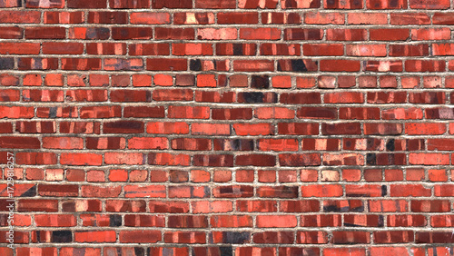 Rustic Urban Red Brick Wall Design