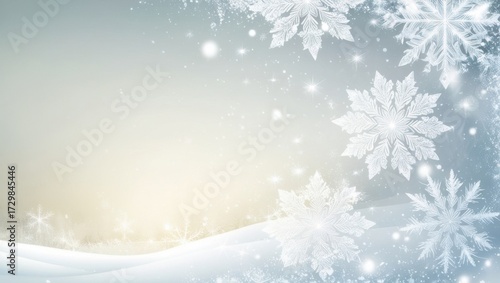 christmas background with snowflakes,Christmas Background with Snowflakes Luxury Festive Elegant Holiday Design, Luxury Snowflake Christmas Background Premium High-End Holiday Scene.