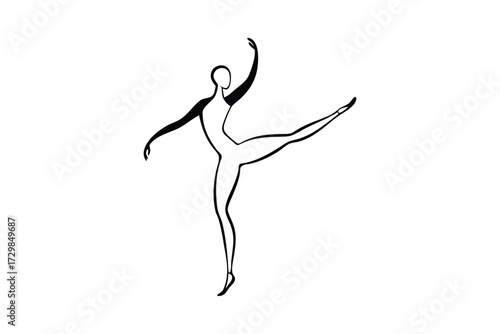ballet dancer silhouette