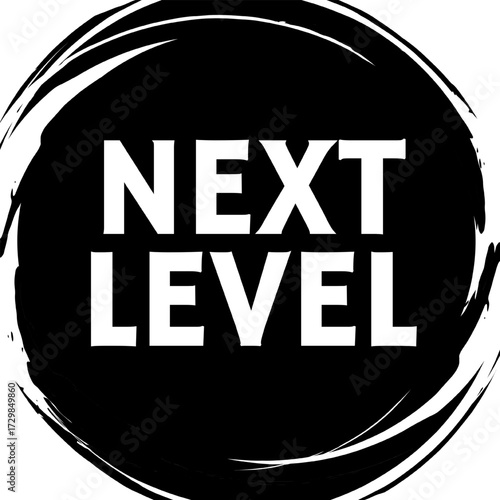 vector Text Illustration For Next Level.