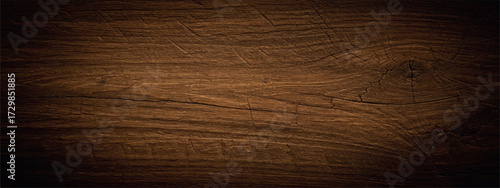 Rich Brown Wood Grain Texture Background for Carpentry and Design Projects
