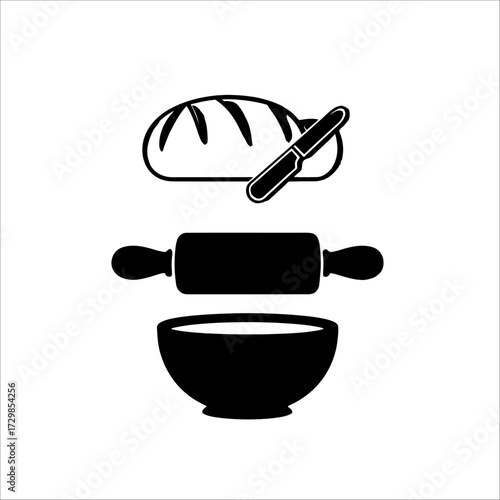 Kitchen utensils and cookware collection – pots, pans, knives, bowls, and tools