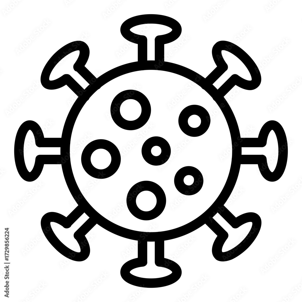 Obraz premium Coronavirus icon