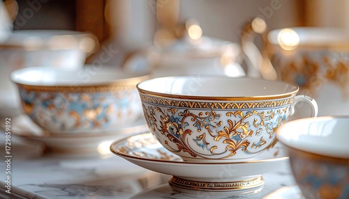 Rococo Porcelain Pattern