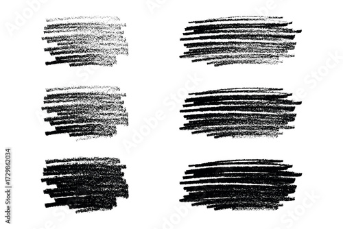 Set of brush paint stroke texture swatch Hand painted background Ink scribble dab clipart Paint smudge for tags and stamps design