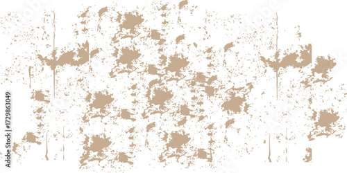 Old, rusty brown metal wall texture with peeling paint creates a rough, grungy background