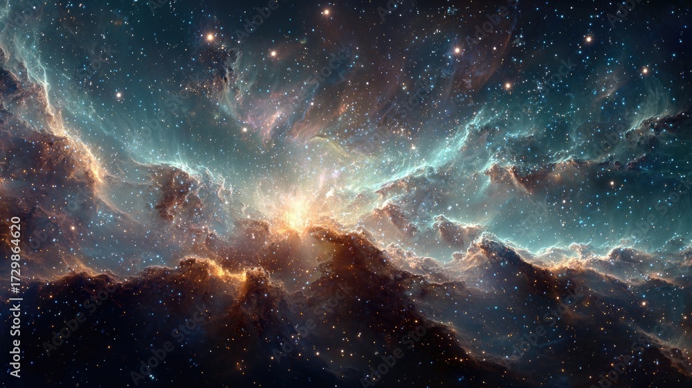 Fototapeta premium space background with stars