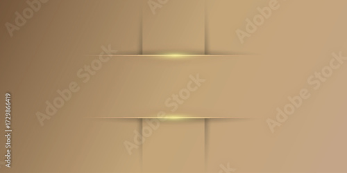 Golden luxury abstract background with geometric graphic elements of line cut effect for posters, flyers, banners, brochures and advertisements.