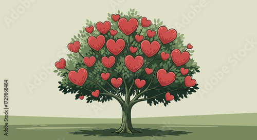 Heart Tree A Symbol of Love and Connection.