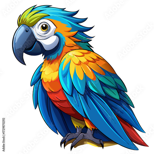 parrot on a branch