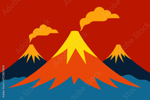 vector illustration of mountains