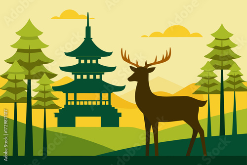 deer in the forest
