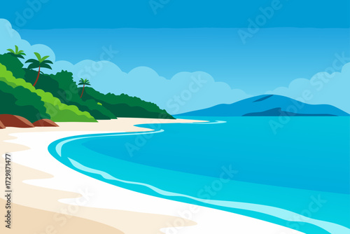 tropical beach in thailand