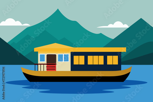 boat on the lake