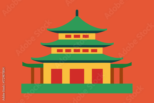 christmas tree vector illustration