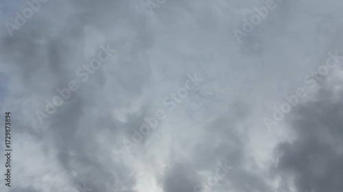Blue Sky White Clouds Timelapse in Front Of The Sun During The Day
