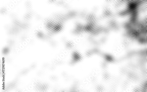 a black and white halftone pattern with dots, halftone dot pattern background with white and black dots, a black and white image of a circular pattern,  Abstract black dots 