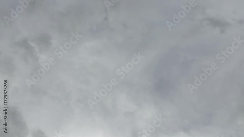 Blue Sky White Clouds Timelapse in Front Of The Sun During The Day