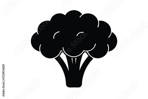 broccoli vector icon